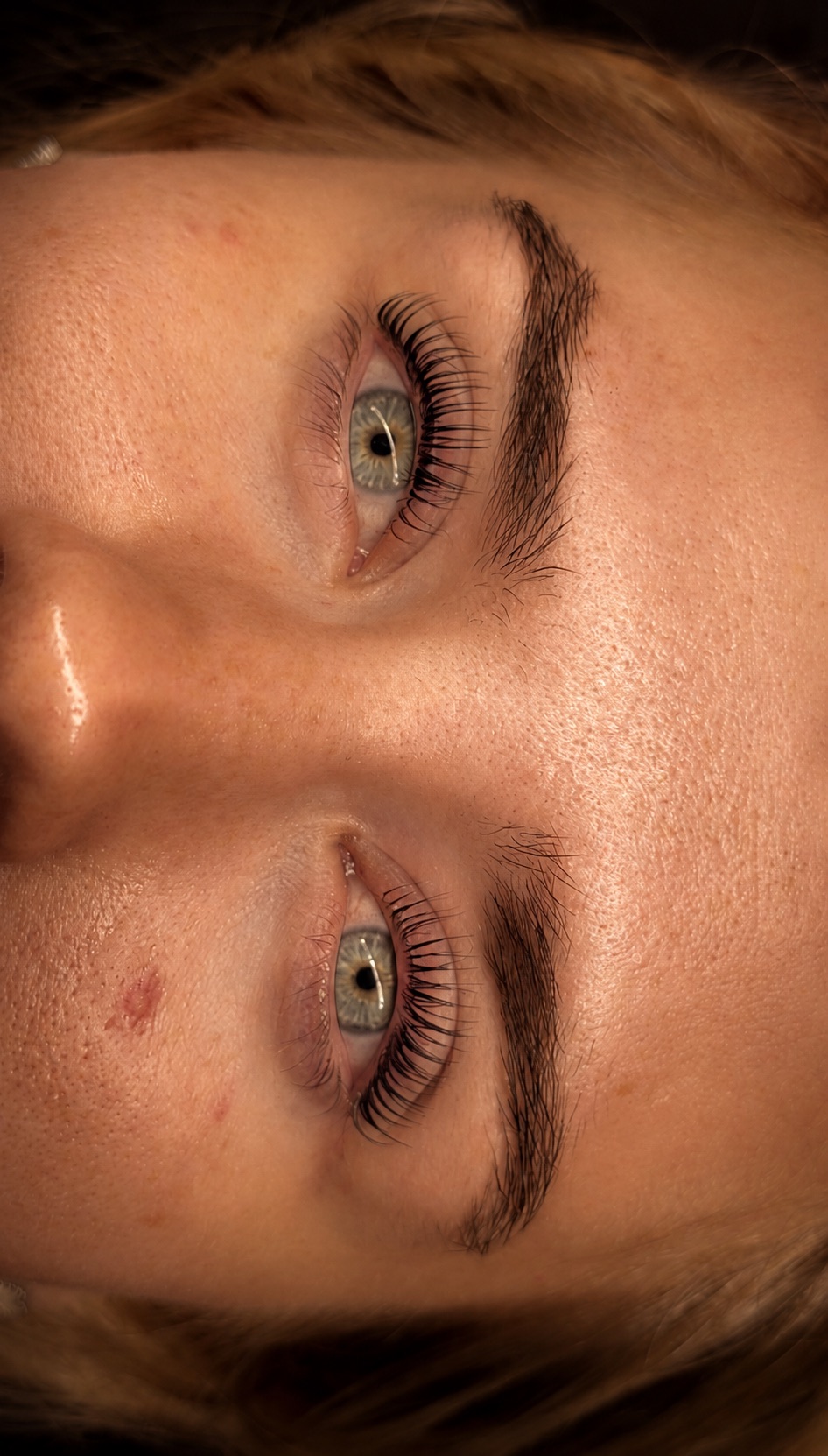 Korean lash lift result at Meraki Beauty Studio in Aintree, Liverpool