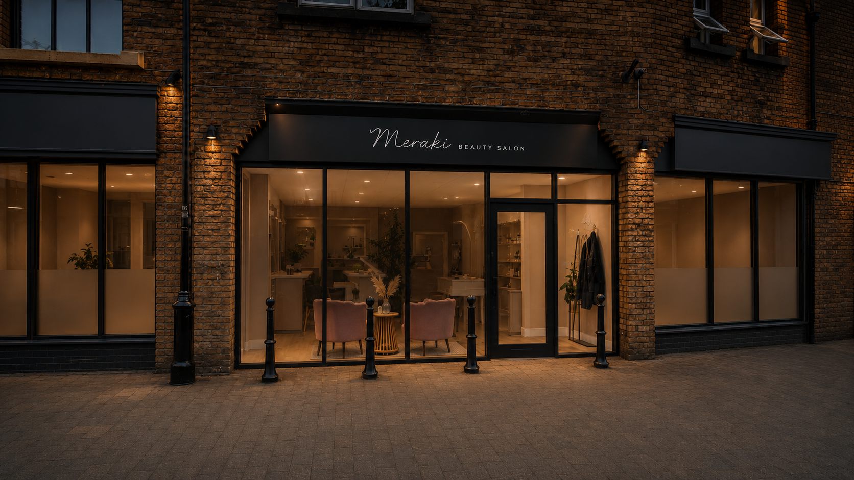 Meraki Beauty Studio storefront on Ormskirk Road in Aintree, Liverpool